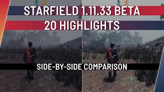 Starfield News  May Update 1.11.33 Beta 20 Highlights SideBySide (5700X3D, 4070, 2K, FSR3, Ultra)