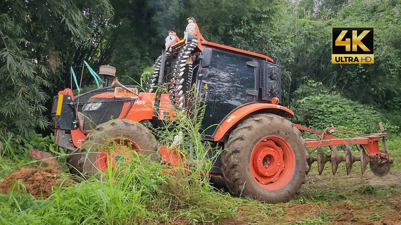 ที่สุดแห่งความแรง 🚜🚜🚜 รถไถ KUBOTA M108S ดันดินรถ 10 ล้อดัมพ์ใหญ่ สบายๆ งานเนี๊ยบอีกแล้วครับท่าน 👍👍👍