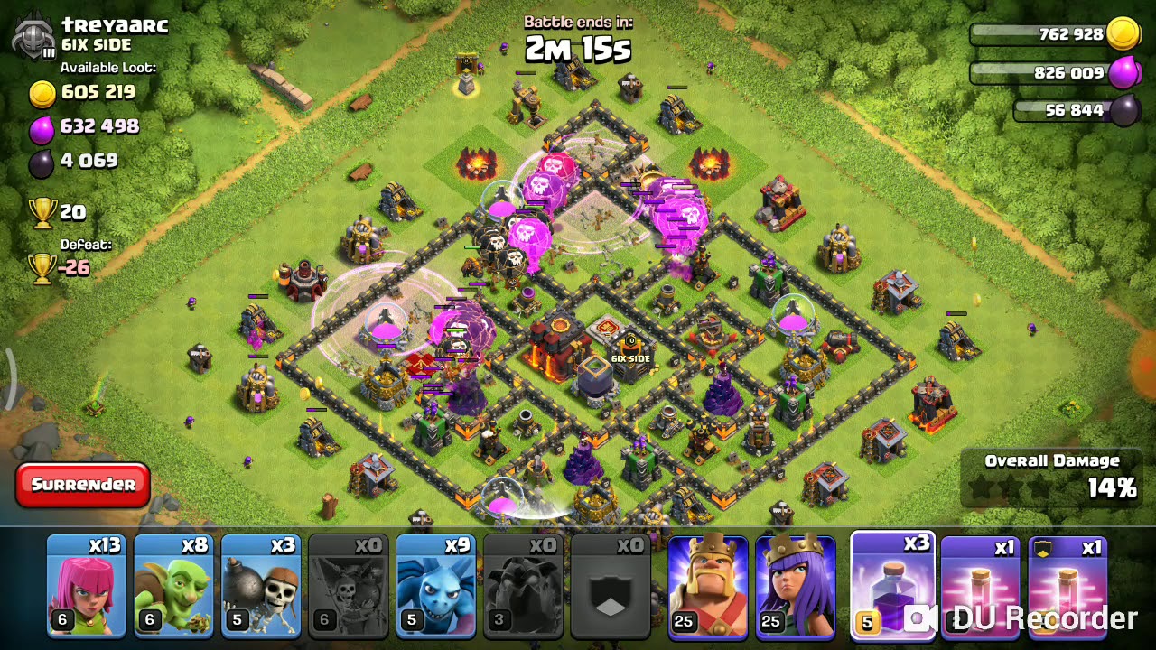 TH 10 Lava Loon Loot army