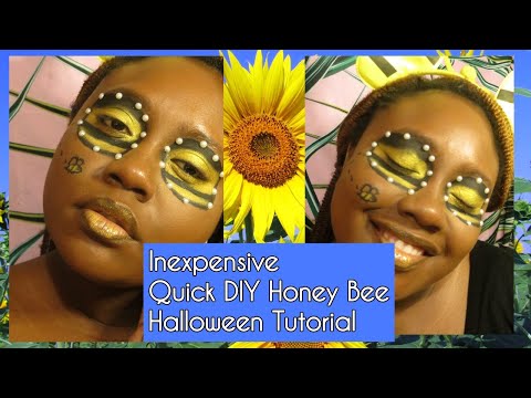 Super Simple Halloween Honey Bee Tutorial