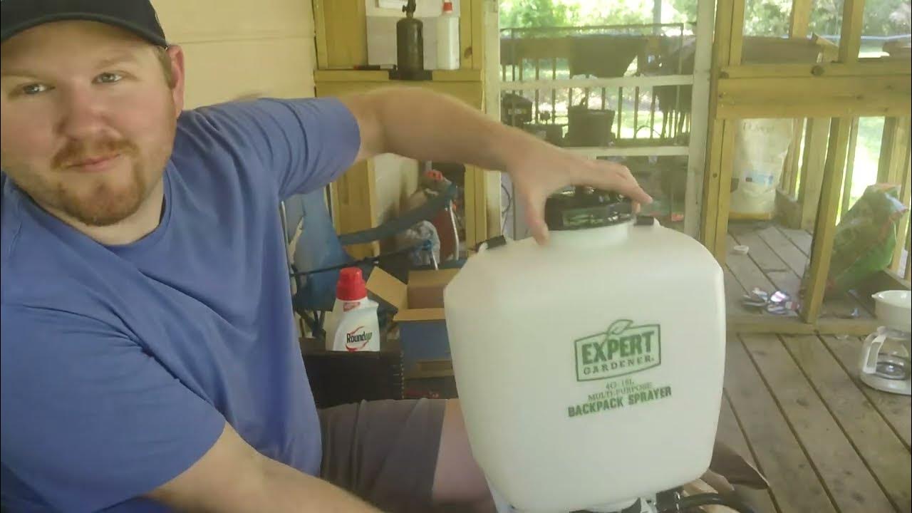 backpack sprayer by expert Gardener YouTube