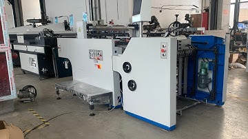 XF780 automatic screen printing machine uv spot with wrinkle effects production line