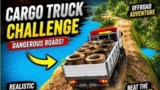 Cargo Truck Offroad Challenge | Dangerous Mountain Road Gameplay | Truck Driving Simulator| Gaming  screenshot 2