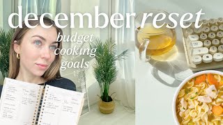 DECEMBER RESET ROUTINE - new goals, cozy recipes + BIG NEWS