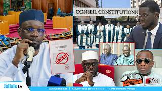 🔴Urgent: Le communiqué tombe pour Sonko -le Conseil constitutionnel décide - Diomaye visé -El Malick