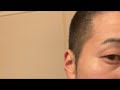 明日LIVEなので髪を刈ります