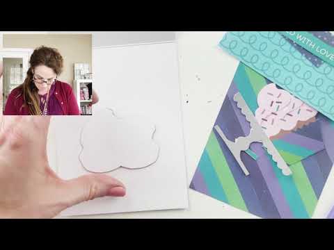 Aprenda a criar 2 Birthday Cards | Kit Clube Tutorial de um Annie