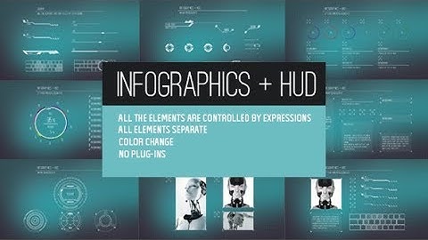 Infographics + HUD Free After Effects Template