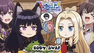 Delta Cid & Alpha - Body Swap The Eminence In Shadow Anime Characters React To Each Other