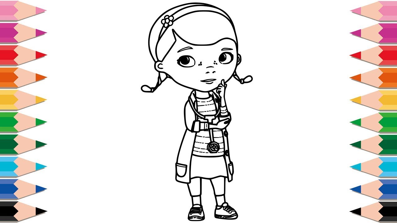 Download How to Draw Doc McStuffins for Kids Coloring Pages Disney ...