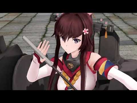 MMD艦これ戦艦大和機関15万馬力で艦隊乙女参ります。