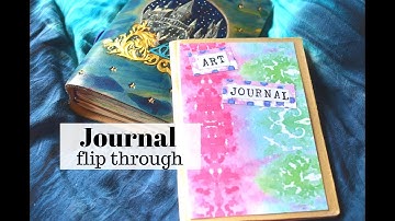 Completed Journal Insert Flip Through - Travelers Notebook