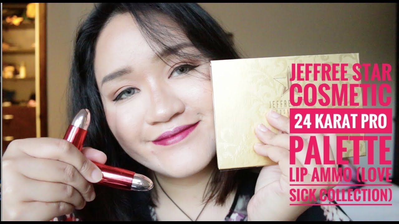 Jeffree Star ' 24 Karat Gold + Lip Ammo (Love Sick Collection)