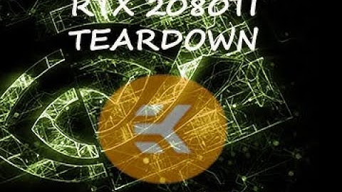 Nvidia RTX 2080ti Teardown and EK Water Block Assembly