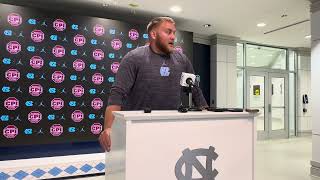 UNC Football: OL Austin Blaske Training Camp Interview
