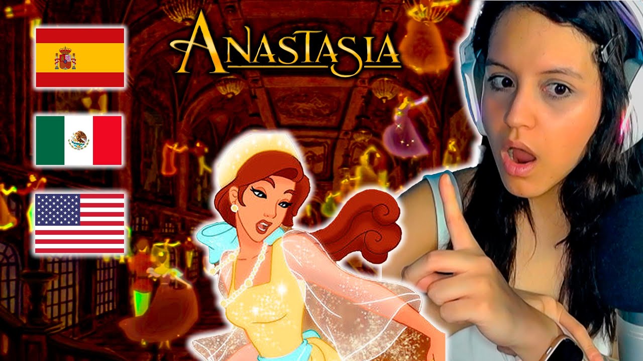 ESPAÑOLA Reacciona ANASTASIA Una vez en Diciembre 💛 Latino vs Castellano |