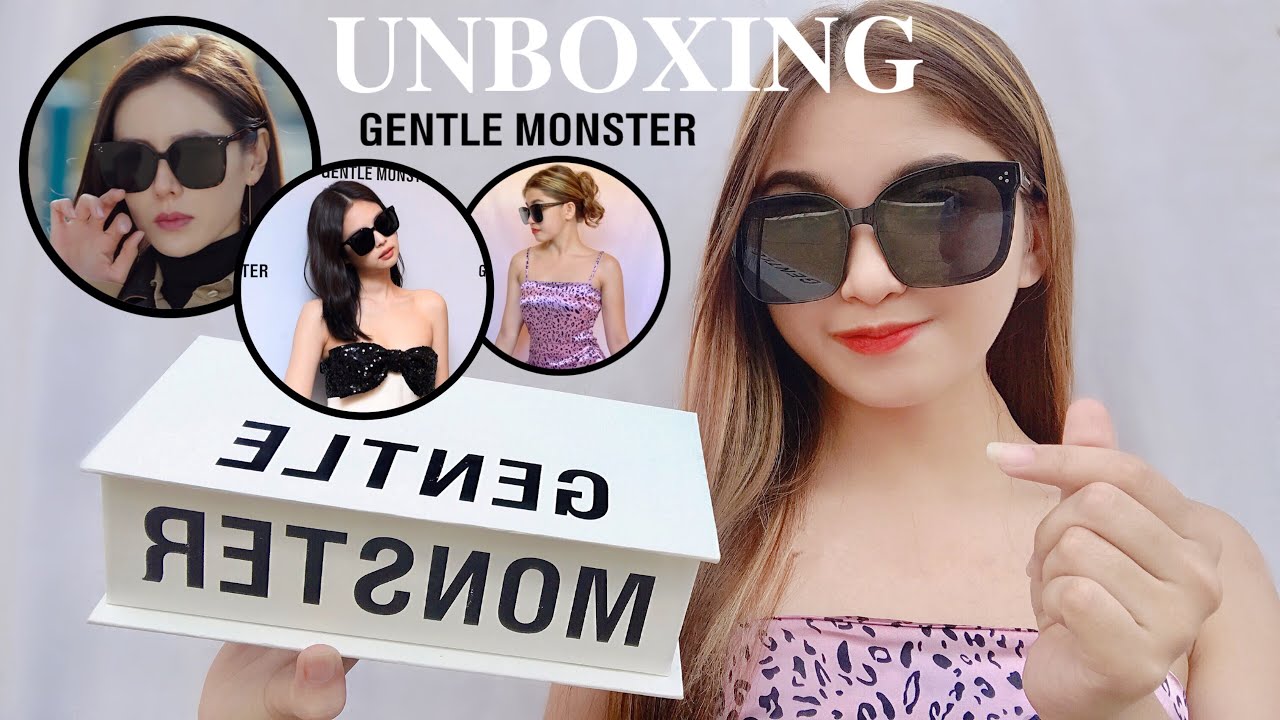 GENTLE MONSTER X JENNIE  UNBOXING & TRY ON REVIEW 