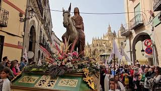 Semana Santa en Segovia 2024. Domingo de Ramos. Procesión íntegra. 24/3/2024