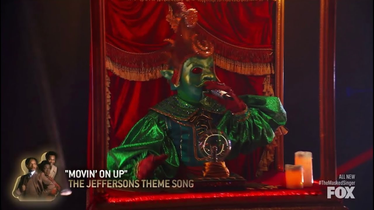 Fortune Teller Performs "The Jeffersons Theme Song" Masked Singer