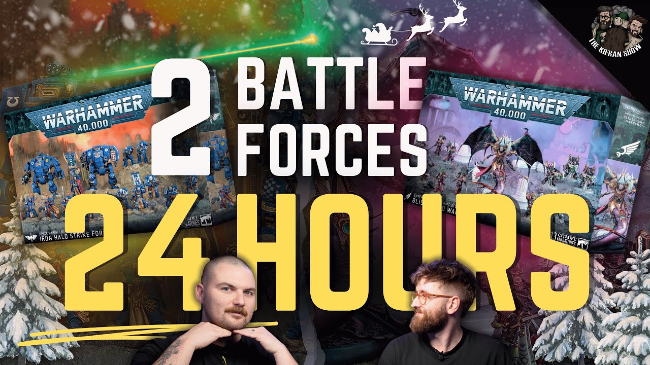 Покраска двух боевых отрядов Warhammer за 24 часа.