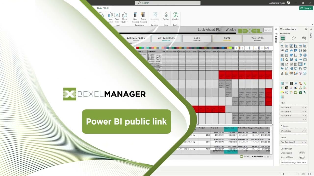 BEXEL Manager - BEXEL CDE + Power BI Public links