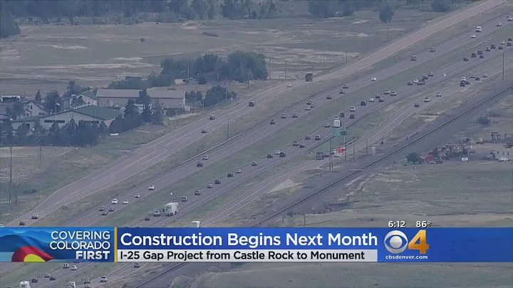 Construction To Begin On I-25 Gap Project
