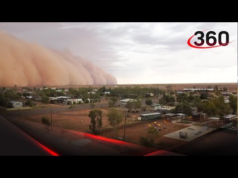 Песчаная буря поглотила Квинсленд: страшно красивые кадры
