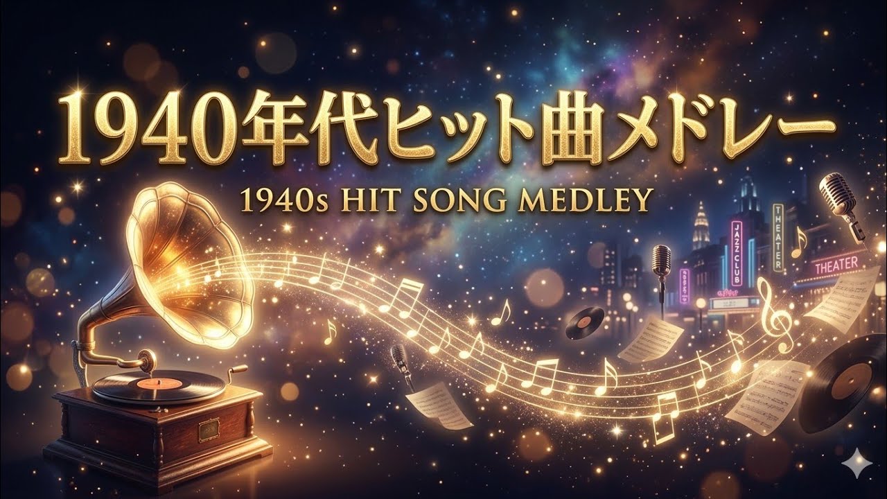 1940年代ヒット曲メドレー!PART①