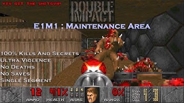 Doom Double Impact : Maintenance Area ( Ultra Violence 100% )
