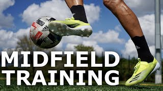 5 Training Drills For MIDFIELDERS | Five Simple Midfielder Exercises