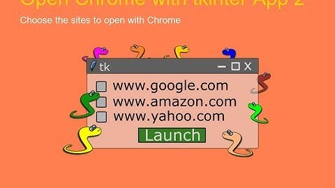 Use Chrome with Python to open web pages part 1 and 2