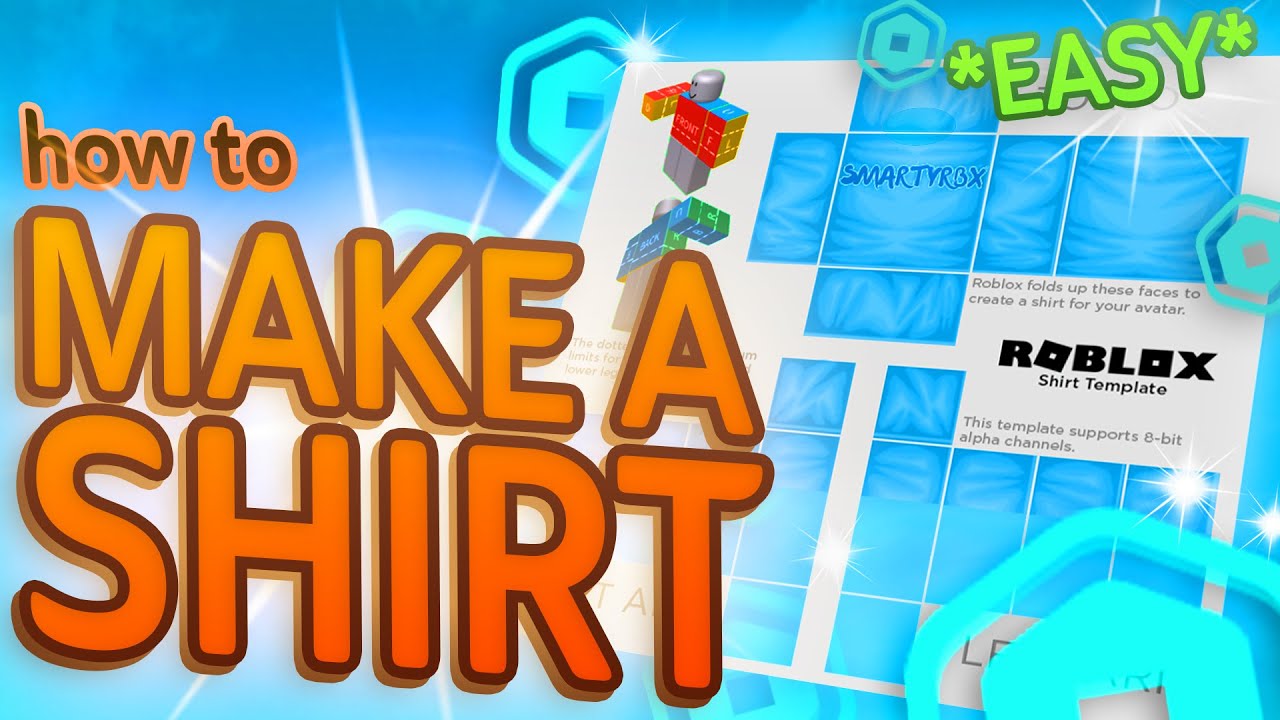 HOW TO MAKE YOUR OWN ROBLOX SHIRT! (EASY) 