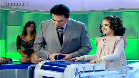 Lola e Maisa Jogo das 3 pistas Programa Silvio Santos 19/06 - Parte 3