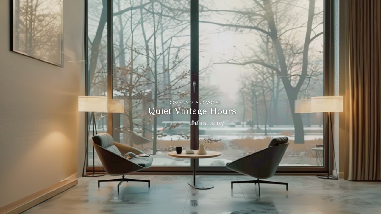 窓辺に残る冬の静けさ、春の気配と心ほどける時間 | Early Spring Jazz Playlist | Quiet Vintage Hours