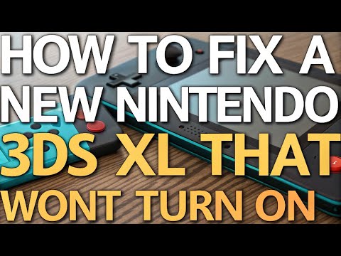 How to fix a New Nintendo 3DS XL that won't Turn ON - YouTube