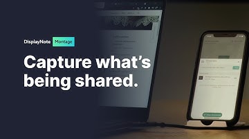 Using the screen capture button - DisplayNote Montage