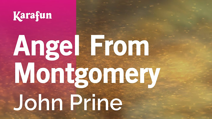 Angel from Montgomery Karaoke version - Karaoke performance video thumbnail