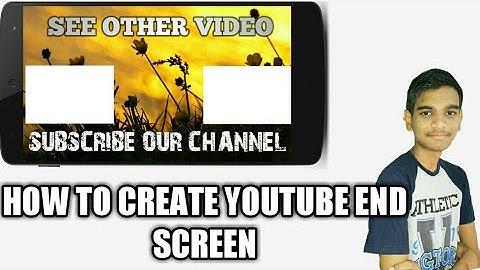 How to make YouTube End screen card in Tamil - Tamil Tech Kid