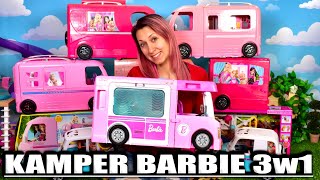 BARBIE KAMPER 3w1 🚗 8 kamperów dla lalek??!! 🚗 Nowość 2020 Marivo