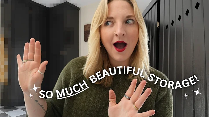 *Dark & Moody* Built-In Corner Storage Cabinets ✨ | Scullery Makeover