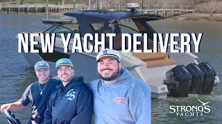 Cruisers Yachts 38 GLS SB OB - Delivery Day at Strong's Yachts