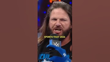 AJ Styles is Retiring in 2026! #Shorts #WWE