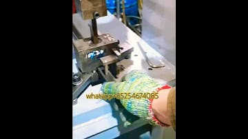 Square pipe punching machine made in China #music #machine #CNC Mill #factory #rap #CNC #copper #al