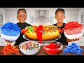 COOKING CRAZY FOODS WITH THE PRINCE FAMILY!!