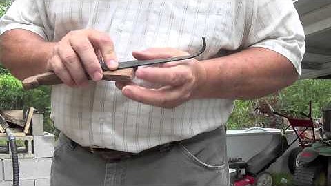 Making a WC Knives Crook Knife Video Short