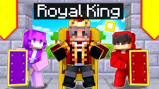 Playing As A ROYAL KING In Minecraft! screenshot 1