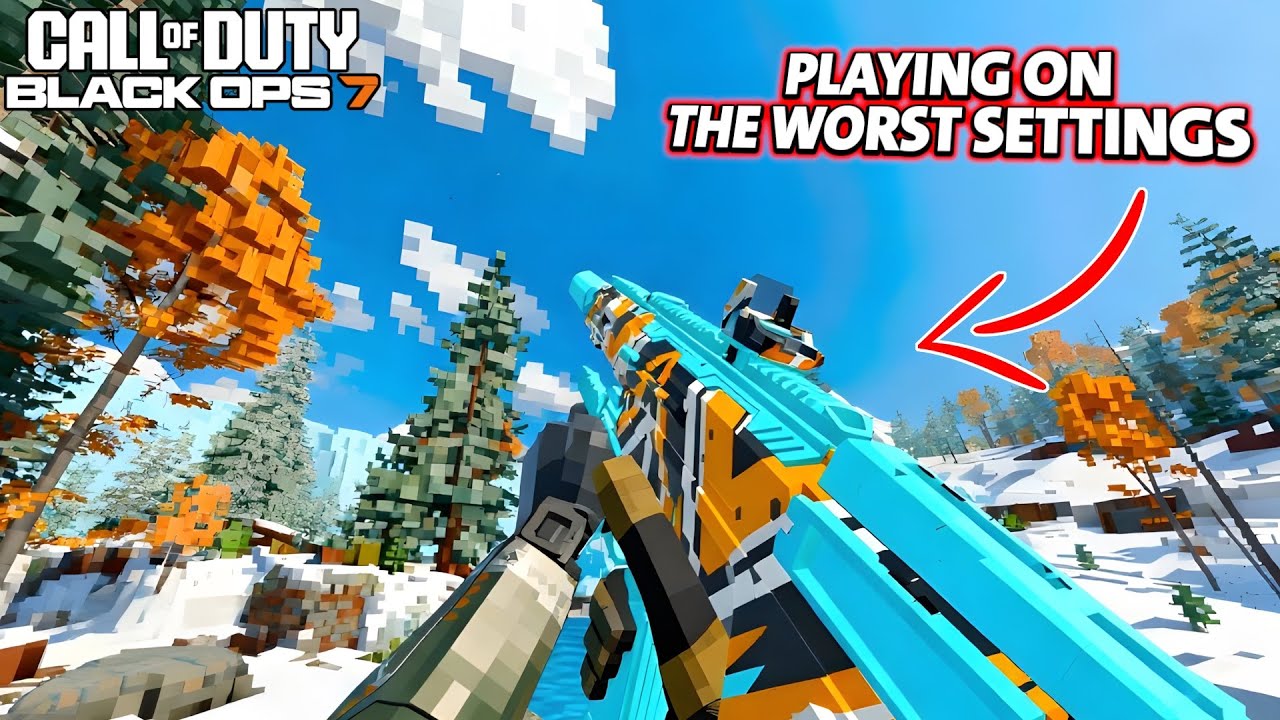 Black Ops 7 on the WORST Settings…