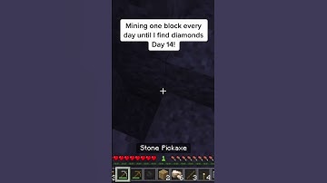 Mining one block a day until I find diamonds day 14! #gaming #xbox #minecraft #subscribe #xboxone
