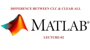 Difference | clc & clear all | MATLAB Command | Basics | R2018a