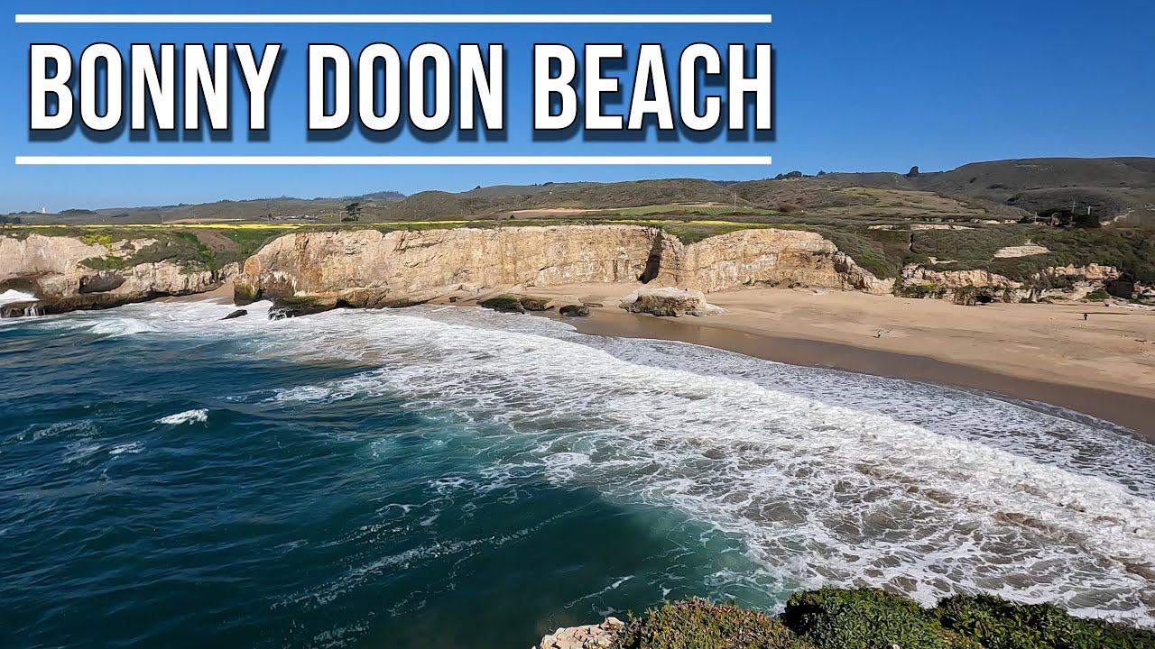 Bonny Doon Beach. Walking. 4K60fps. YouTube